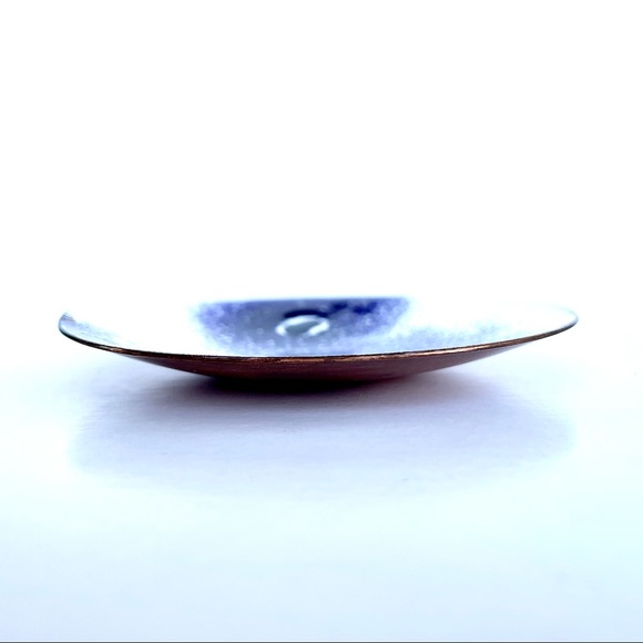 Vintage Enamelled Copper Trinket Dish - Picture 6 of 16